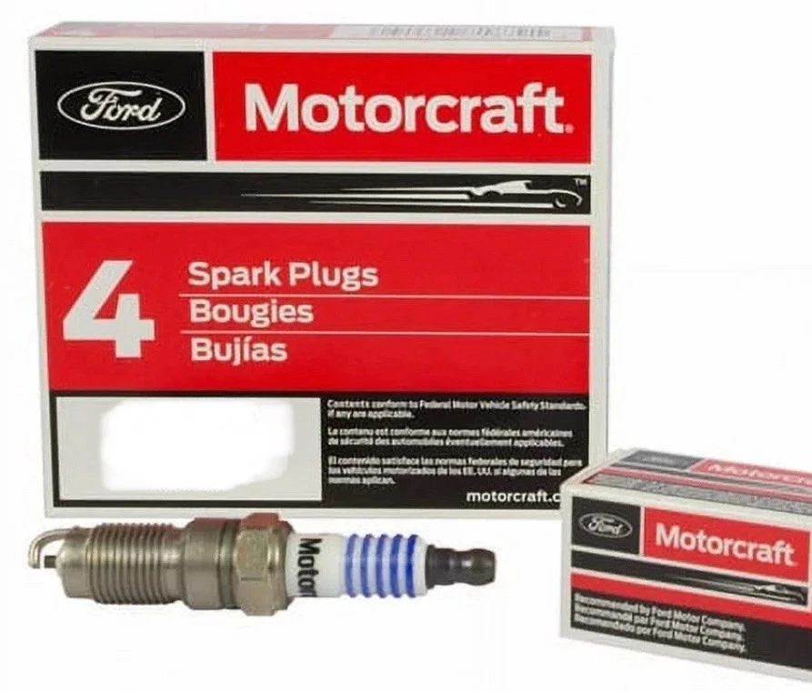 4x Bujías Doble Platino Motorcraft SP-478-X SP-478 ¡Para Ford Mazda 3 Miata! Foto 1 de 4