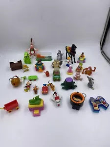 Lot of 30 Vintage Plastic Toys McDonald's, Disney, Barbie and More - Picture 1 of 15