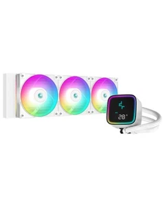 DeepCool LS720 SE DIGITAL Chłodnica cieczy procesora Biały - Zdjęcie 1 z 5