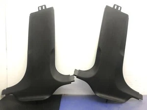 2017 - 2022 BMW 540I OEM B PILLAR TRIM PANEL SET (2PCS) | BLACK *SCRATCHES* - Picture 1 of 17