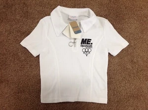 [B30593] Womens Reebok Melody Ehsani Polo White NWTWomans XS - Picture 1 of 5