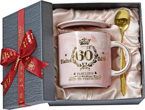Geschenke Zum 60 Geburtstag Frau, Fabelhafter 60. Limited Edition, 400Ml Rosa Ma - Bild 1 von 7