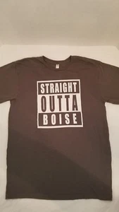 Straight Out Of Boise T-Shirt - Spoof off the Movie " Straight out of Compton " - Picture 1 of 3