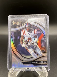 2021 Chronicles SELECT Draft Picks Elijah Moore SILVER Prizm Parallel RC #257 - Picture 1 of 2