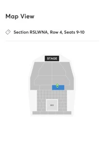 2 Tix The Swell Season: Glen Hansard & Marketa Irglova 8/23/23 Seattle - Picture 1 of 1