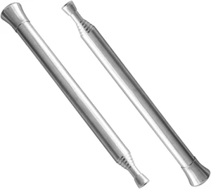 2Pcs Gear Telescopic Blow Fire Tube Camping Bellows Stainless Steel Pocket Start - Picture 1 of 12
