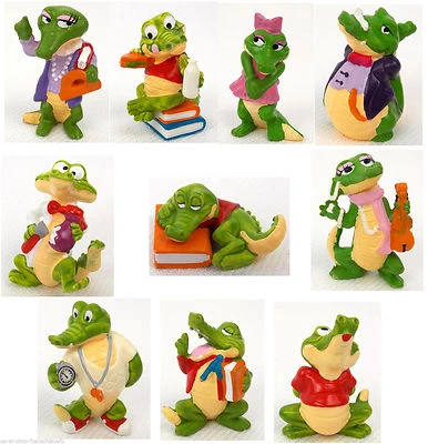 KINDER FERRERO SORPRESINE SCEGLI FIGURE SERIE COCCODRITTI CRAZY CROCOS TOP RAR