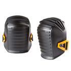 Waterproof Black Knee Pads with Flexible Accordion Construction