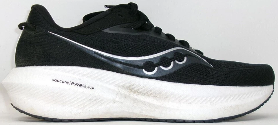 Size 9.5 - Saucony Triumph 21 Black White W
