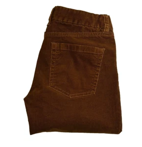 J.Crew Corduroy Chino Pants Women Trousers 4R W30 L32 Brown Favorite Fit Stretch - Picture 1 of 12