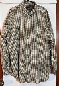 Abercrombie & Fitch Y2K Mens XL Oversize Green Red Plaid Checked Christmas - Picture 1 of 6