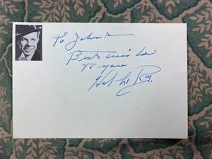 Hal Le Roy - Harold Teen - The Prisoner of Swing - Signed Autograph 1965 - Picture 1 of 2