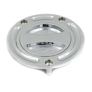 For Honda CBR600/900/1000RR CBR600F2/F3/F4/F4i Chrome Keyless Fuel Tank Gas Caps - Picture 1 of 4