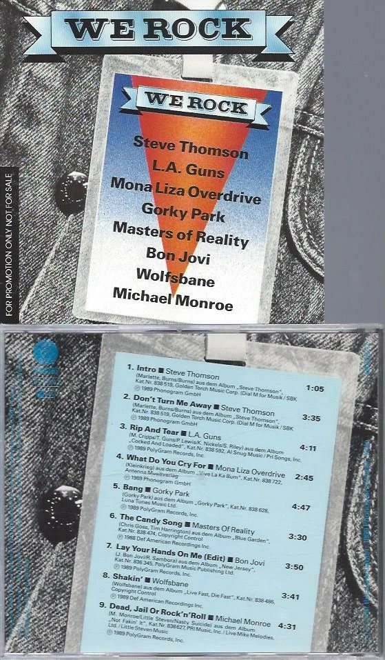 CD-- VERTIGO -WE ROCK --//MICHAEL MONROE / WOLFSBANE / GORY PARK // PROMO - Bild 1 von 1