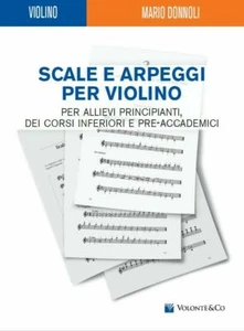 DONNOLI - SCALE E ARPEGGI per violino - ed. Volontè MB286 - Foto 1 di 1