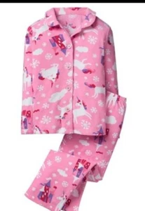 Gymboree Girls sz 14 Pink Unicorn Gymmies holiday Pajamas Cozy Soft NWT - Picture 1 of 3