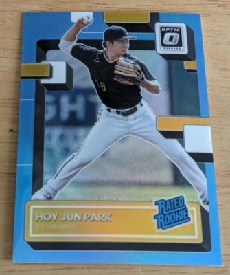 Hoy Jun Park 2022 Donruss Optic RC Carolina Blue 29/50 Pittsburgh Pirates - Image 1 of 2