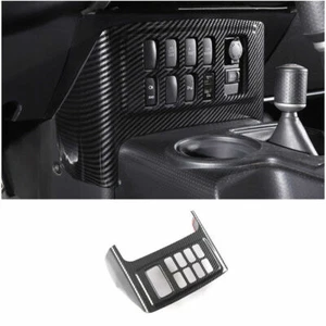 For Toyota FJ Cruiser 2007-14 Carbon Fiber Console Cigarette Lighter Panel Trim - Picture 1 of 5