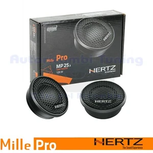 Paar Tweeter Hertz Mp 25.3 120W Ndym Kuppel IN Faser Tetolon Line Tausend Pro - Bild 1 von 5