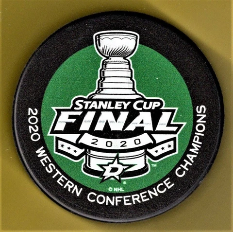 Dallas Stars 2020 Stanley Cup Finals Western Conference NHL Champions Puck Cover