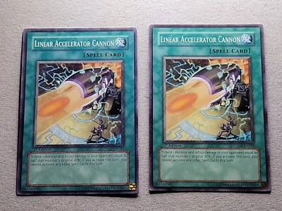 2x Linear Accelerator Cannon  CDIP-EN042 - 1st Edition - YuGiOh-LP  - Image 1 of 4