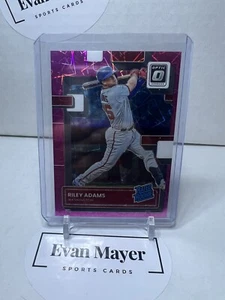 2022 Donruss Optic Riley Adams Pink Velocity Rated Rookie /249 National #75 - Picture 1 of 2