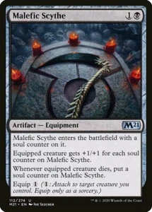4 Malefic Scythe 4x x4 - NM - Core Set 2021 - SPARROW MAGIC mtg - Picture 1 of 1