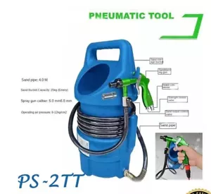 25KG Rust Removal Sandblaster Sand Blaster Gun Pressure Air Sandblaster Kit - Picture 1 of 5