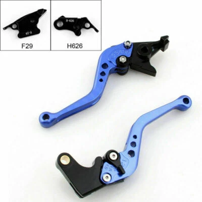 Short Brake Clutch Levers For Honda CBR929RR CBR 929 RR 2000-2001 Blue T9 - Image 1 of 4