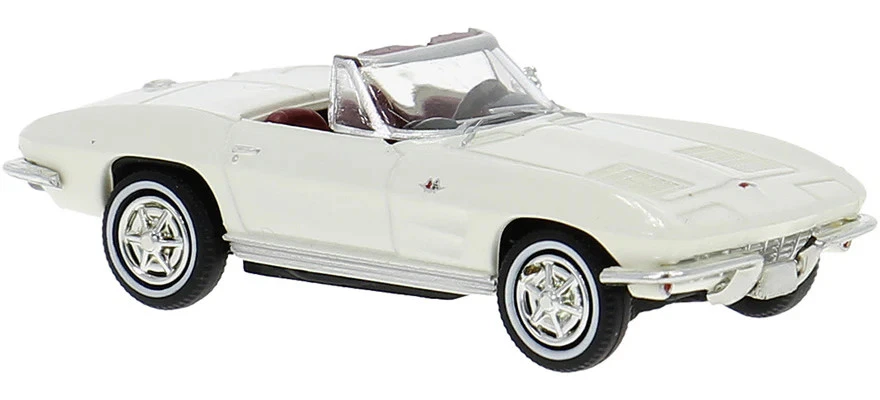 Chevrolet Corvette C2 1963 convertible blanco 18031 Brekina 1/87 HO Foto 1 de 1
