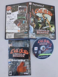 Evil Dead: A Fistful of Boomstick PlayStation 2 PS2 CIB Complete Tested & Works - Picture 1 of 3
