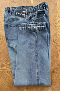 Phat Farm Jeans Mens Sz 32x33 Skater Streetwear Denim 100% Cotton Blue - Picture 1 of 10