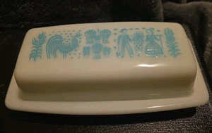 Vintage Pyrex Amish Covered Butter Dish Made In USA - Picture 1 of 5