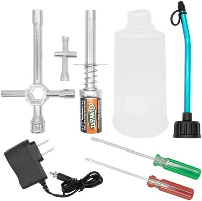 OGRC Nitro Starter Glow Plug Ignitor Carregador Ferramentas Combo Garrafa de Combustível para Traxxas - Imagem 1 de 4