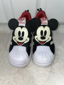 EUC Adidas Mickie Mouse Disney Superstar 360 Unisex Size 12.5K Athletic Shoes - Picture 1 of 5