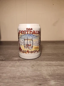 Anheuser Busch Budweiser STEIN "DAS FESTHAUS" BUSCH GARTEN  - Bild 1 von 9