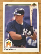 1990 Upper Deck Kevin Maas Rookie Card (RC) #70 Yankees OF EXMT