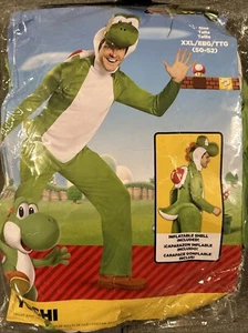 Disguise Super Mario Brothers Yoshi Deluxe Adult Costume With Shell Size XXL #19 - Picture 1 of 2