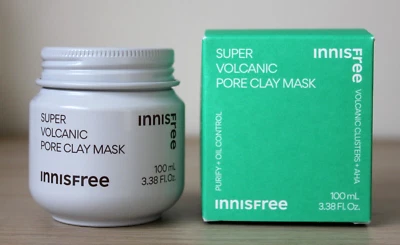 Innisfree Super Volcanic Pore Clay Mask 100ml, Purify + Oil Control - Image 1 of 3