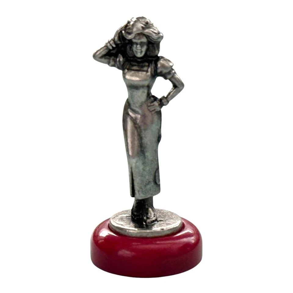 Clue 50th Anniversary Tin Miss Scarlet Red Pawn Mover Token Game Replacement - Image 1 of 1