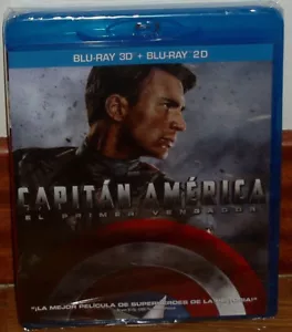 CAPITAN AMERICA EL PRIMER VENGADOR BLU-RAY 3D+BLU-RAY NUEVO (SIN ABRIR) R2 - Imagen 1 de 1