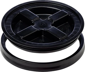 Gamma Seal Screw On Bucket Lid 5 Gallon Water Plastic Pail Air Tight Storage USA - Picture 1 of 11