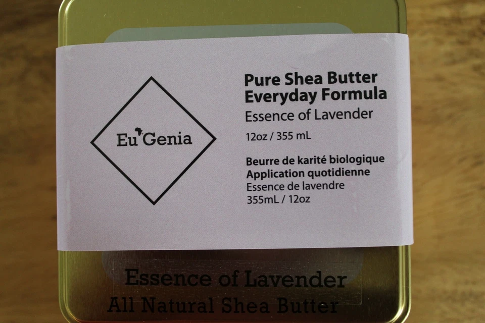 EU Genia Pure Shea Butter Everyday Formula Essence of Lavender 12 Oz