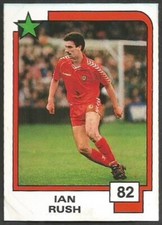 PANINI SOCCER SUPERSTARS 1988- #082-WALES & LIVERPOOL-IAN RUSH