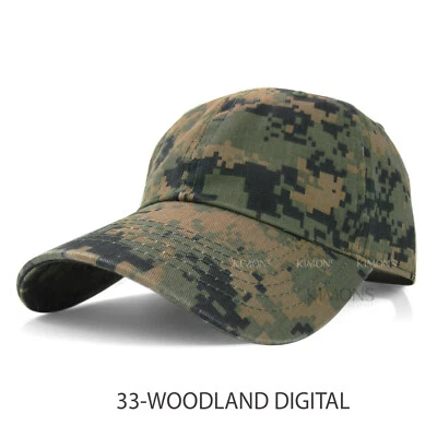 Gorra de béisbol de algodón estilo polo pelota papá sombrero ajustable liso lavado hombres PC Foto 1 de 4