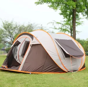4-6 Person Pop Up Camping Tent Waterproof Instant Automatic With Door Poles - Picture 1 of 10