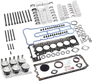 Engine Overhaul Pistons Gasket Kit For BMW 335i E90 E92 E88 E60 E71 F02 N54 3.0 - Picture 1 of 6