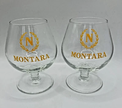 Matching Pair of Vintage Napoleon Montara Brandy Snifter Glasses - Image 1 of 4