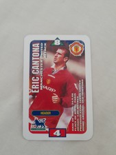 Subbuteo Squads Pro Edition 1996 ERIC CANTONA Man Utd Card 