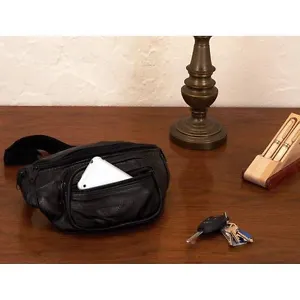Maxam® Italian Mosaic™ Genuine Lambskin Leather Belt Bag - Picture 1 of 2